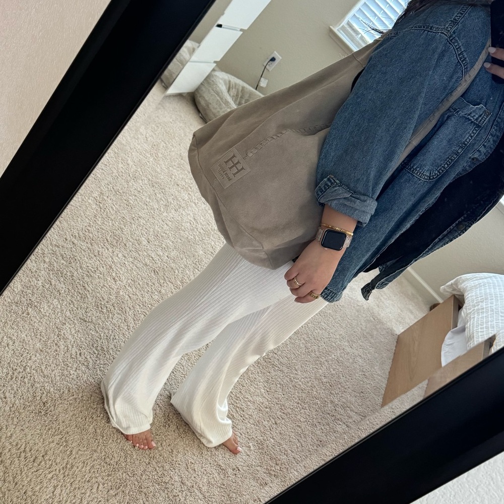 Haute Hippie Suede Hobo Bag